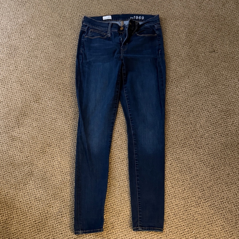 GAP Women's Dark Indigo Skinny Jeans